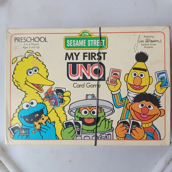 Toys | Sesame Street My First Uno Card Game | Poshmark